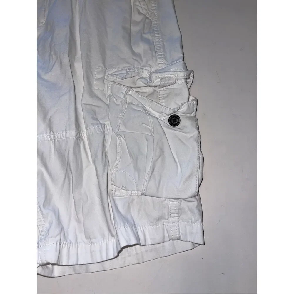 Urban Pipeline UP Cargo Khaki Chino‎ Shorts White Safair Rugged Mens Size 34